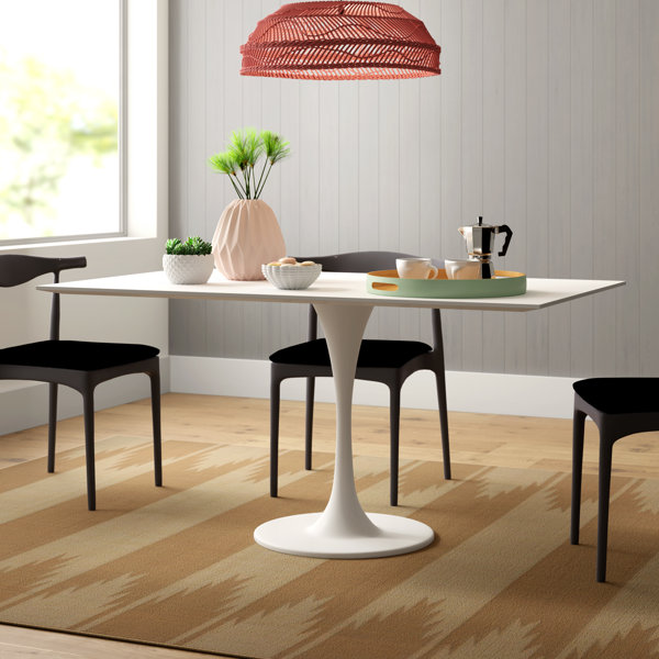 Wade Logan® Adreille 60'' Pedestal Dining Table & Reviews Wayfair